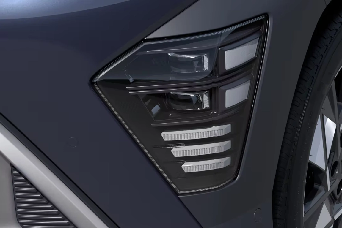 Vue phare du Hyundai Kona Essence