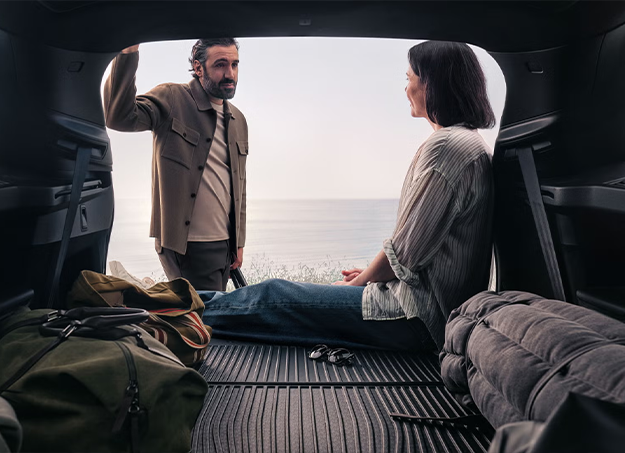 Intérieur luxueux du Volvo XC90 avec sièges en cuir