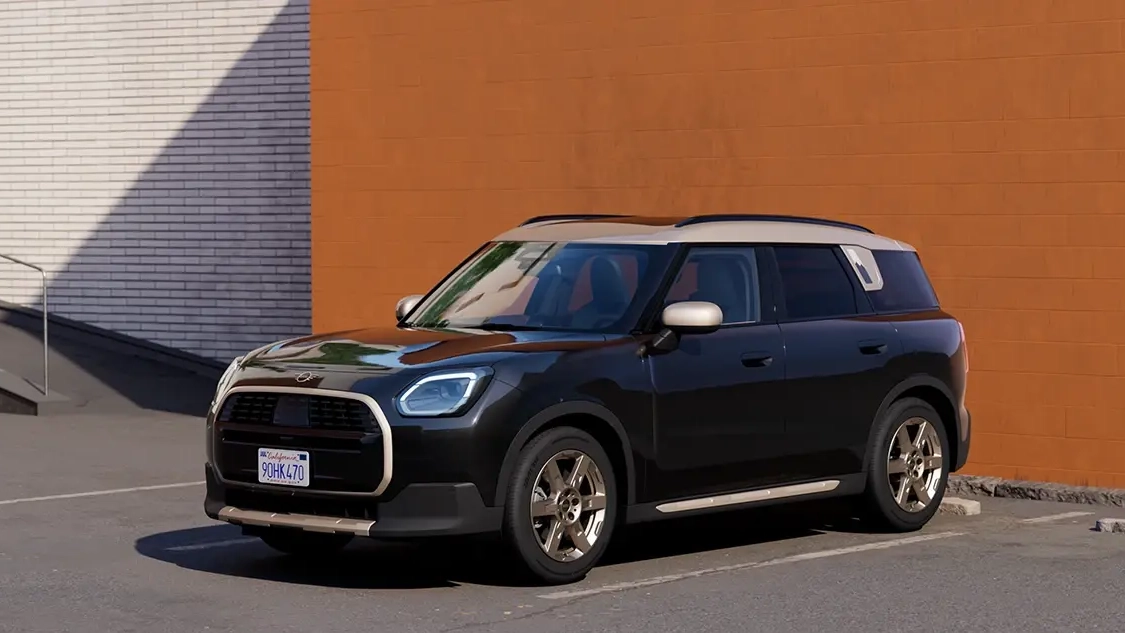 MINI Countryman Hybride rechargeable garé vue trois quart